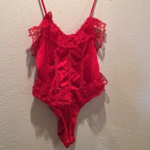 Sexy red teddy